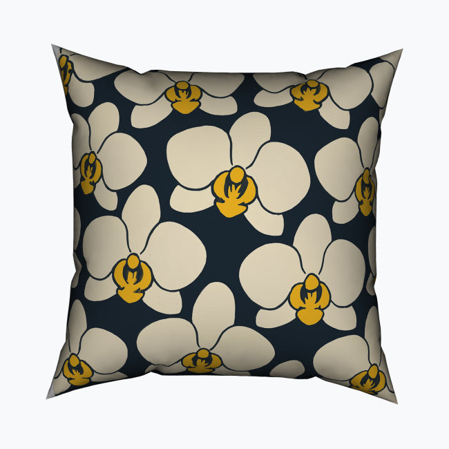 Wasserabweisendes Outdoor-Kissen (quadratisch, Allover-Print)