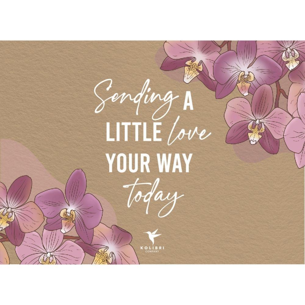 Grußkarte "Sending love"