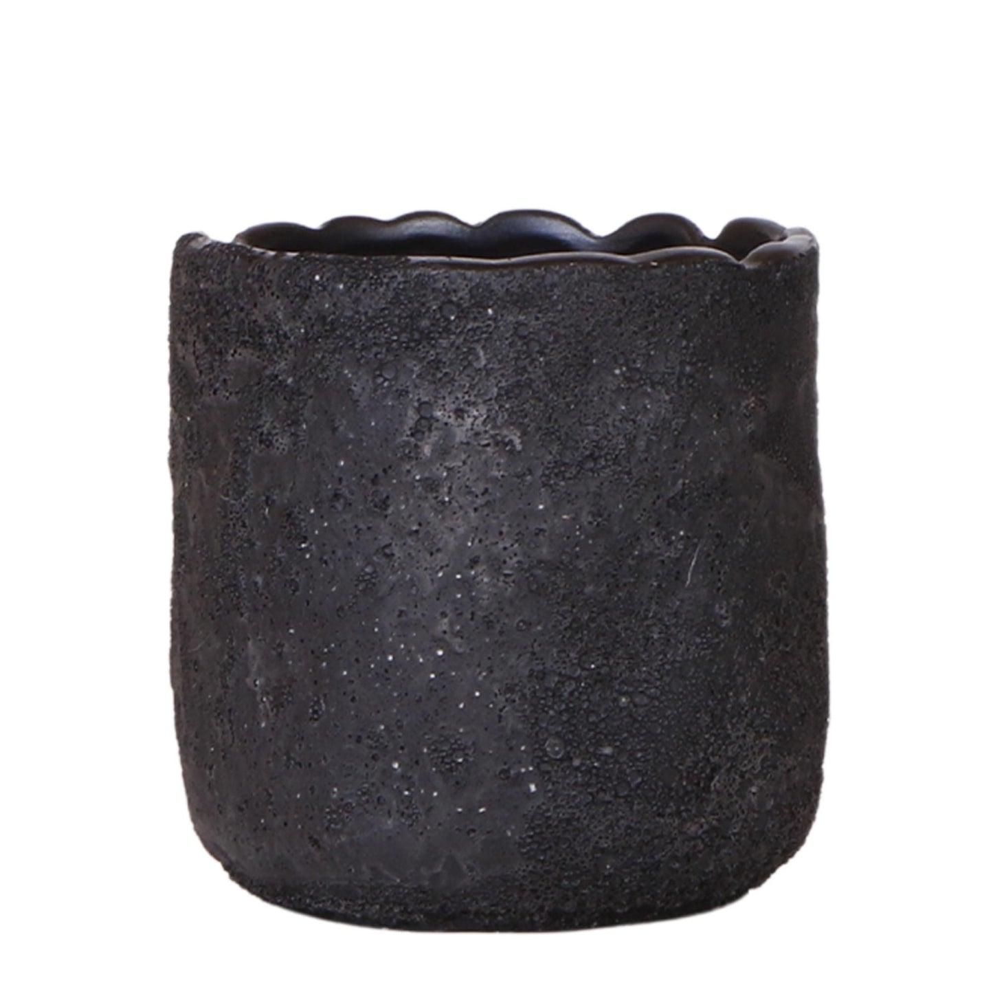 Ziertopf Moon schwarz