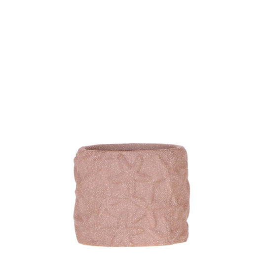 Ziertopf Seestern braun