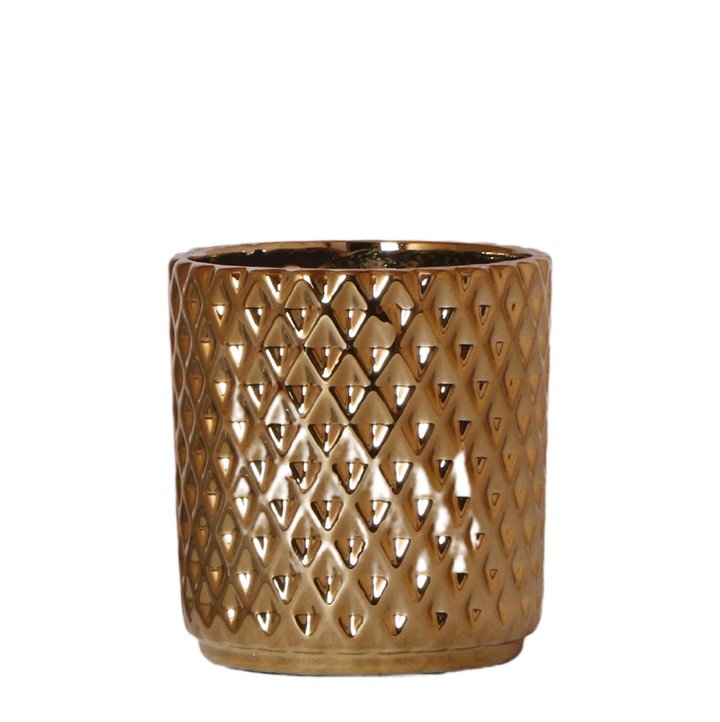 Ziertopf goldmetallic