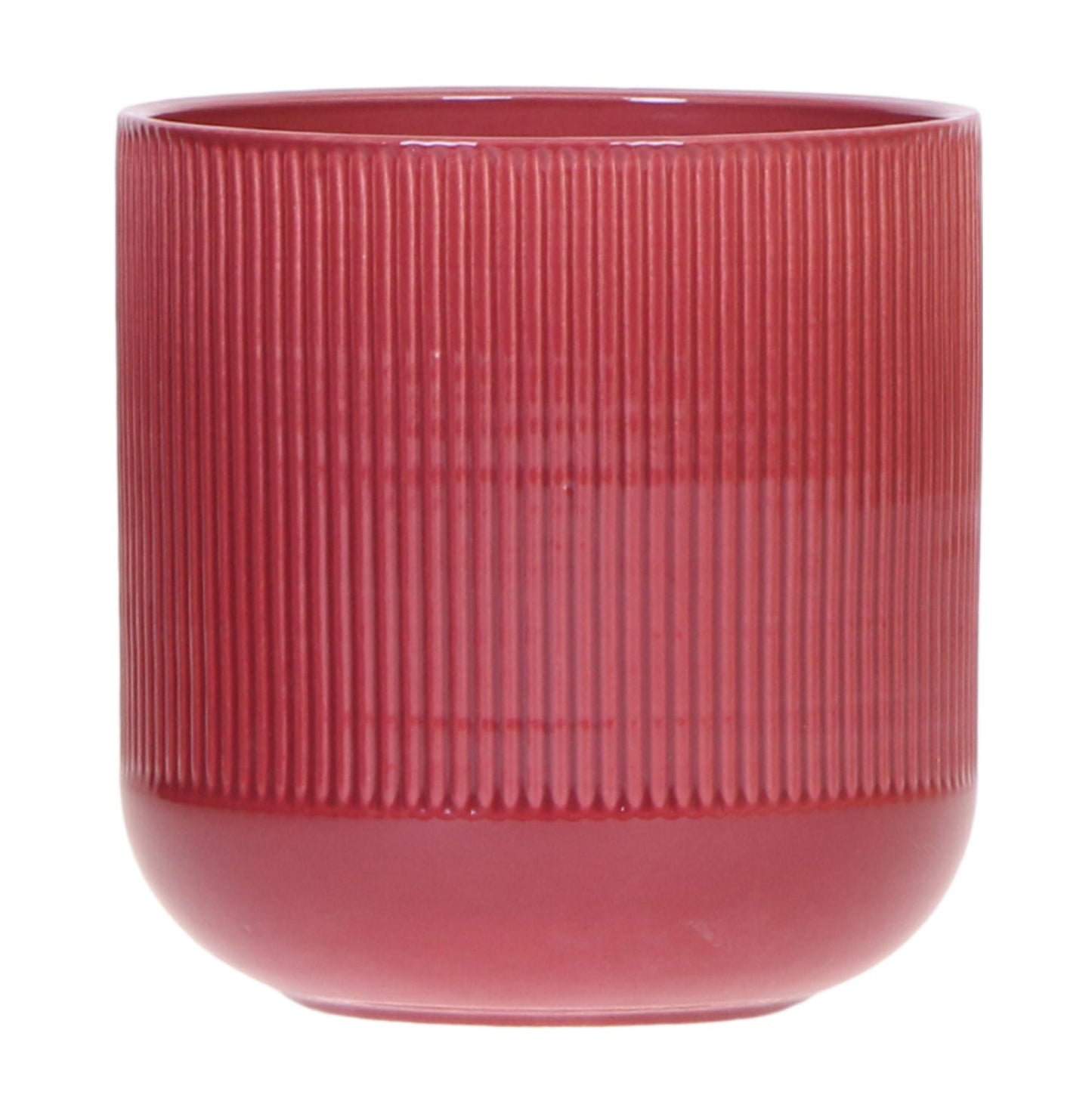 Ziertopf Flare rot