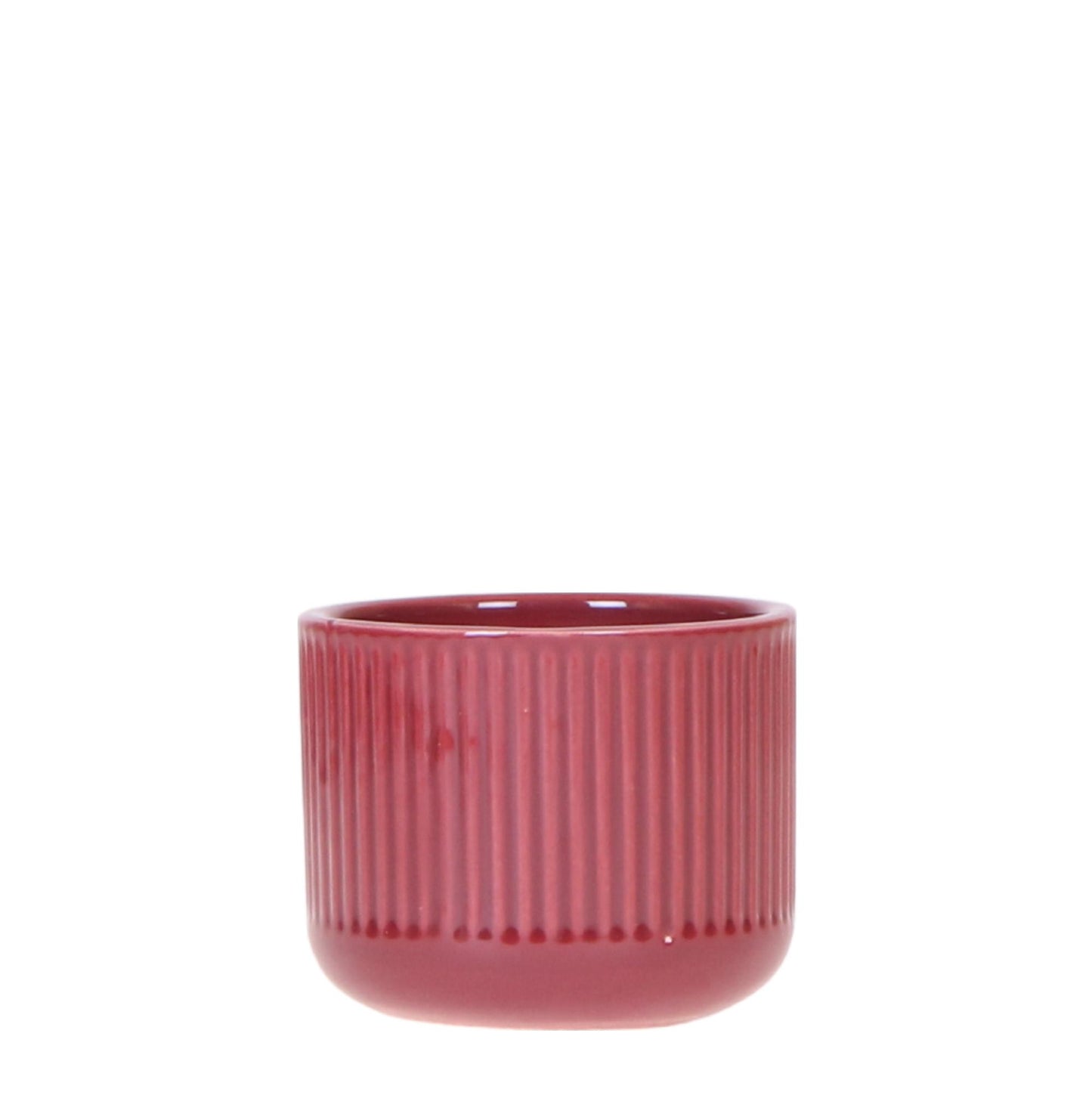 Ziertopf Flare rot