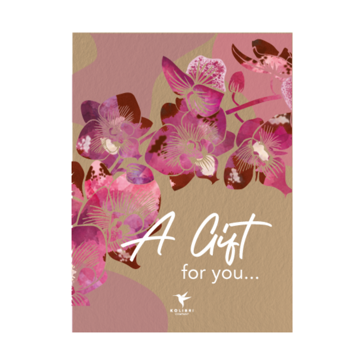 Grußkarte "A gift for you"