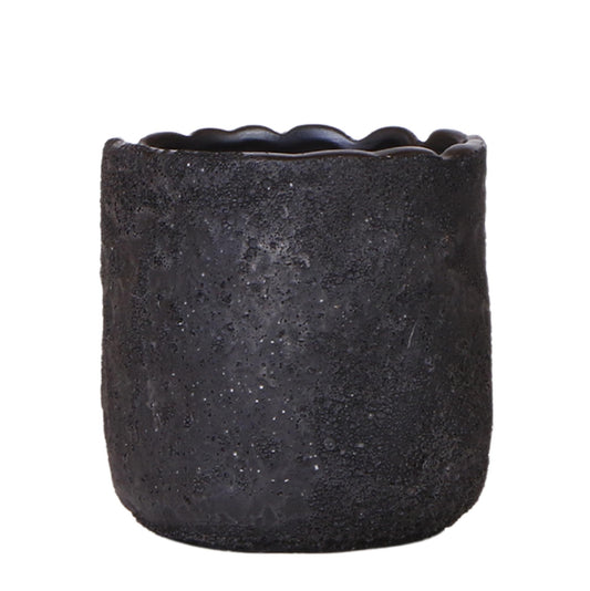 Ziertopf Moon schwarz