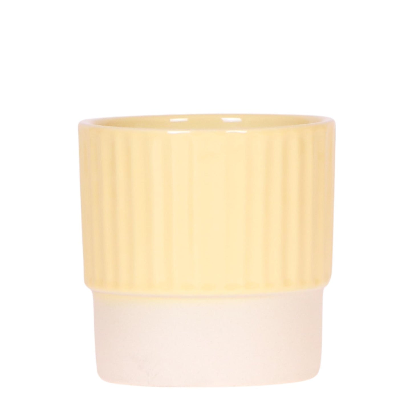 Ziertopf Butter gelb