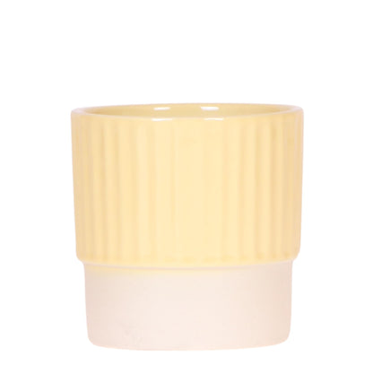 Ziertopf Butter gelb