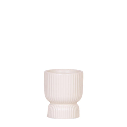 Ziertopf Diabolo creme