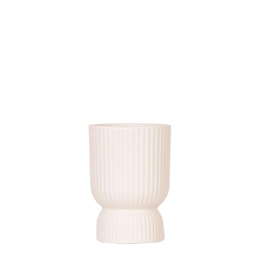 Ziertopf Diabolo creme