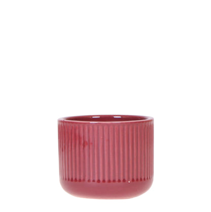 Ziertopf Flare rot