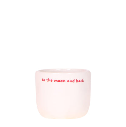Kolibri Home | Ziertopf „To the Moon and Back“ - Ø6cm