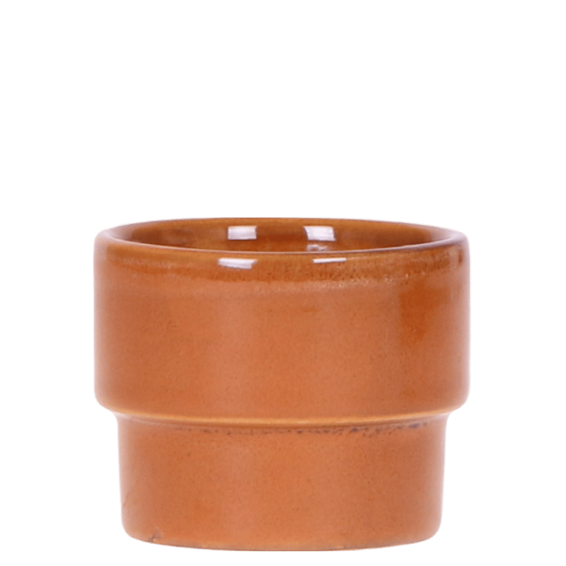 Kolibri Home | Timeless Übertopf - Oranje - Ø6 cm