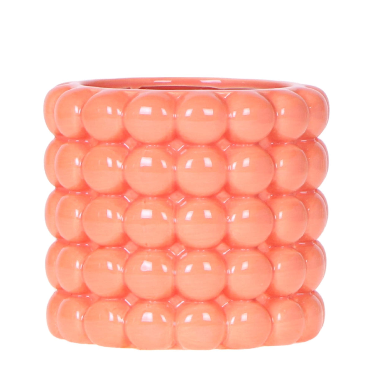 Kolibri Home | Poppy Ziertopf - Orange - Ø9cm