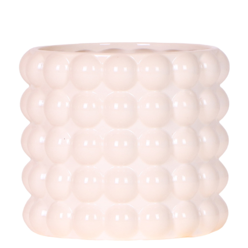 Kolibri Home | Poppy Ziertopf - White - Ø12cm