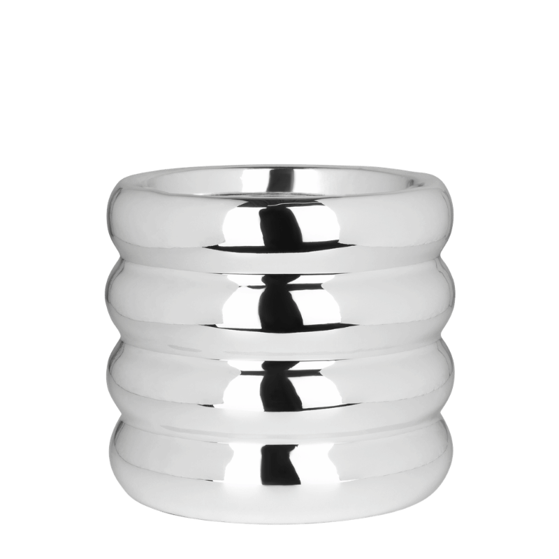 Kolibri Home | Glow Übertopf - Silber - Ø9cm