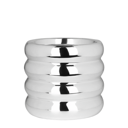 Kolibri Home | Glow Übertopf - Silber - Ø9cm