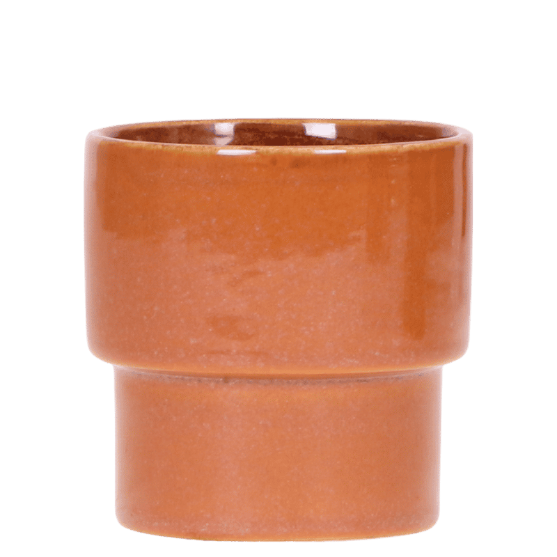 Kolibri Home | Timeless Übertopf - Oranje - Ø9 cm