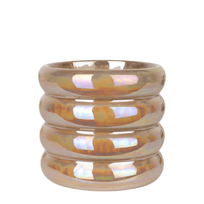 Kolibri Home | Glow Übertopf - Sand - Ø9cm