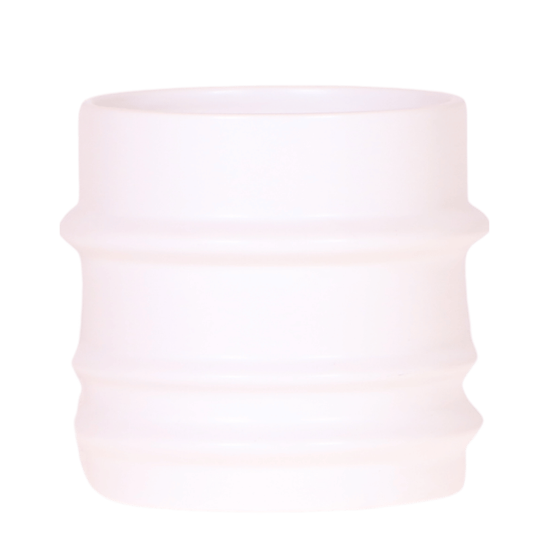 Kolibri Home | Mellow-Übertopf - Wit - Ø9cm