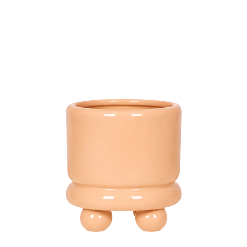 Kolibri Home | Dotty Übertopf - Orange - Ø6 cm