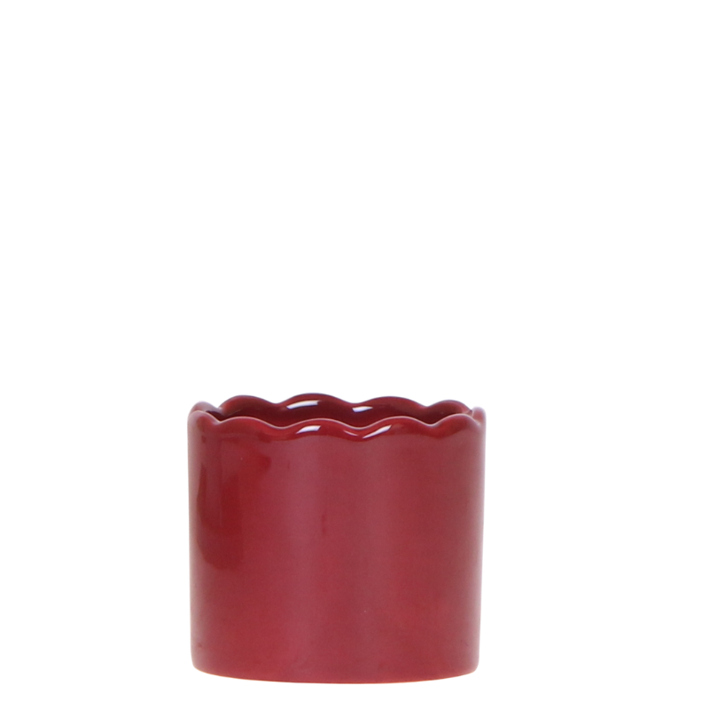 Kolibri Home | Curve Übertopf - Rood - Ø6cm