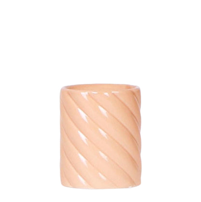 Kolibri Home | Candy Dekotopf | Hoch - Peach - Ø6cm