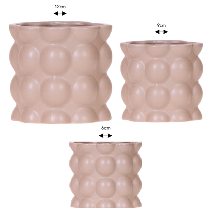 Kombi‑Deal | Cotton Sand Übertopf‑Set