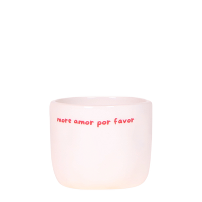 Kolibri Home | More Amor Por Favor Übertopf - Ø6cm
