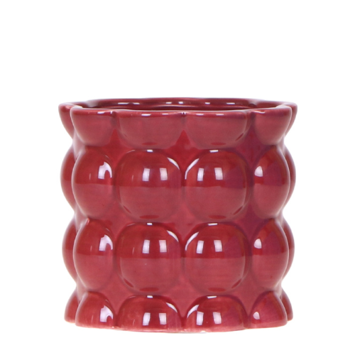 Kolibri Home | Cotton Shine Übertopf - Red - Ø9cm