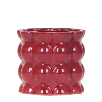 Kolibri Home | Cotton Shine Übertopf - Red - Ø9cm