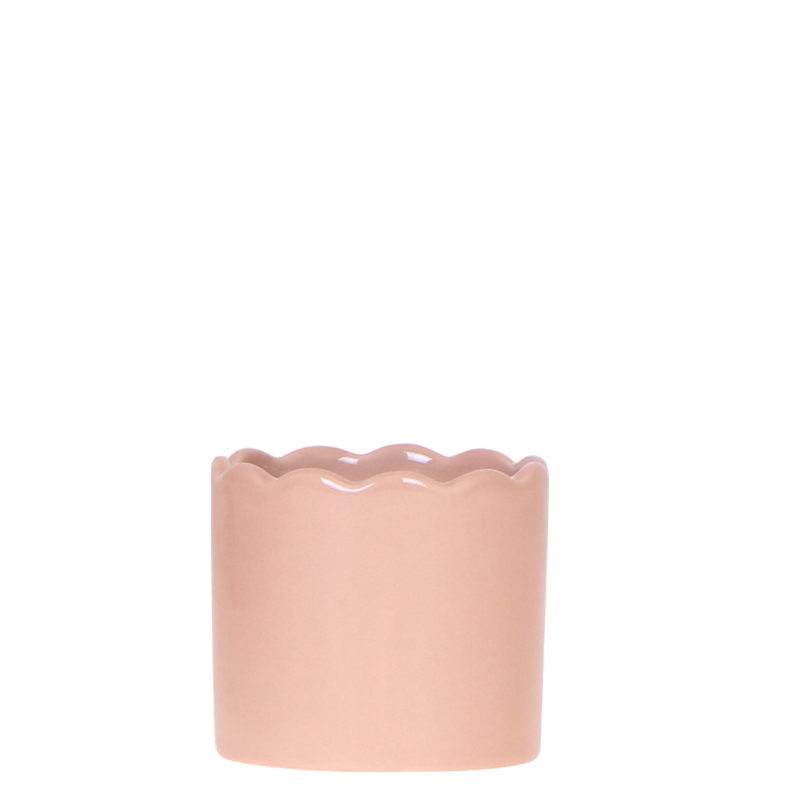 Kolibri Home | Curve Übertopf - Oudroze - Ø6cm
