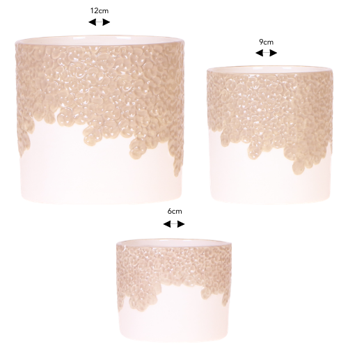 Kombi‑Deal | Bloom Sand Übertopf‑Set