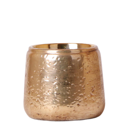 Kolibri Home | Luxuriöser Blumentopf - Goldener Keramiktopf - Ø9cm