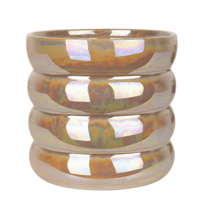 Kolibri Home | Glow Übertopf - Sand - Ø12cm