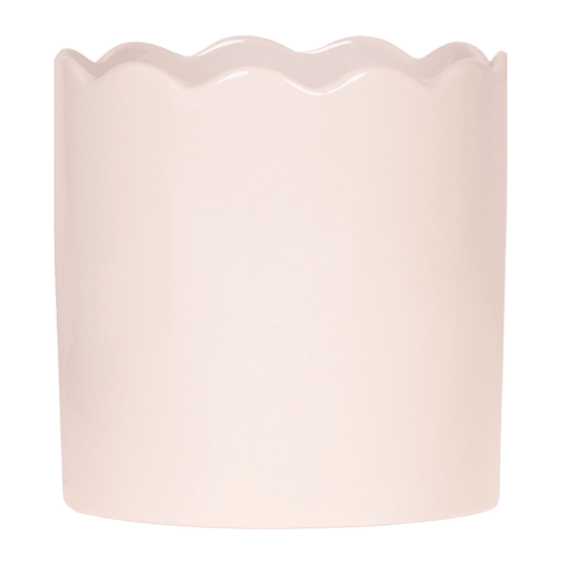 Kolibri Home | Curve Übertopf - Wit - Ø12cm