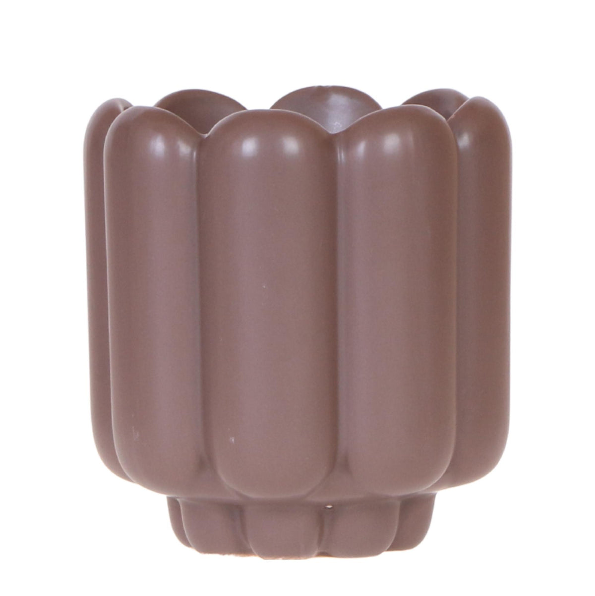 Kolibri Home | Retro-Ziertopf - Brown - Ø9cm