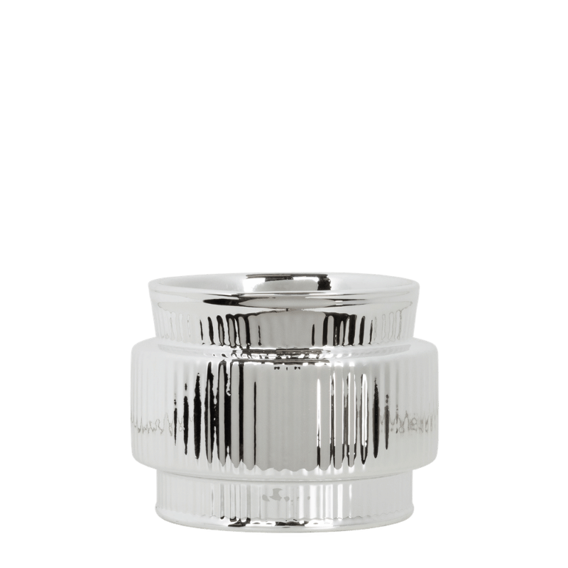 Kolibri Home | Allure Shiny Übertopf - Silber - Ø6cm