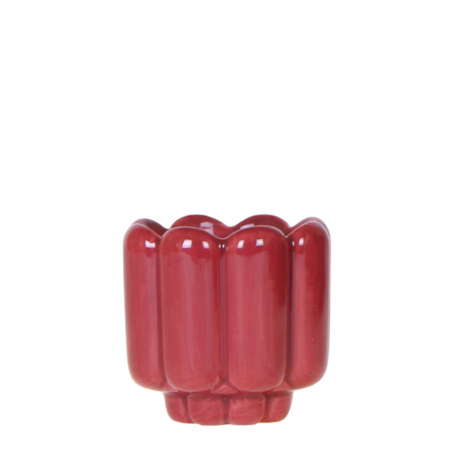 Kolibri Home | Retro Shine Übertopf - Red - Ø6cm