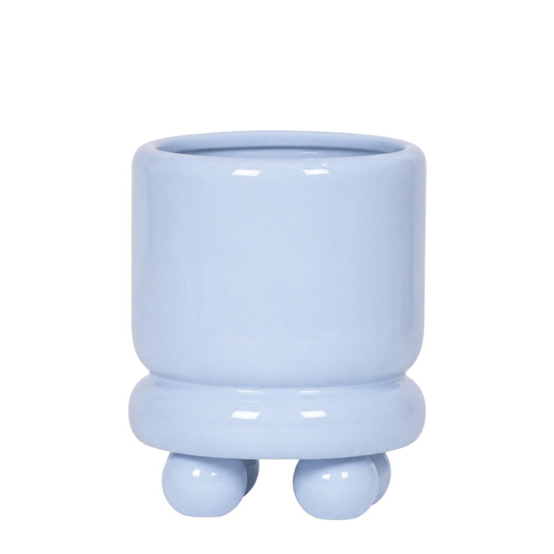 Kolibri Home | Dotty Übertopf - Blau - Ø9 cm