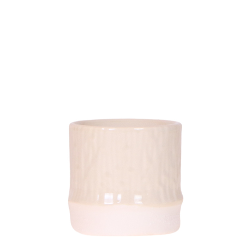Kolibri Home | Bamboo Übertopf - Travertine - Ø6cm
