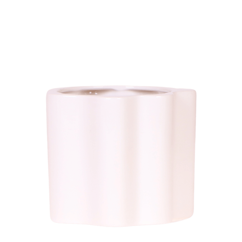 Kolibri Home | Dreamy Übertopf - Weiß - Ø9 cm