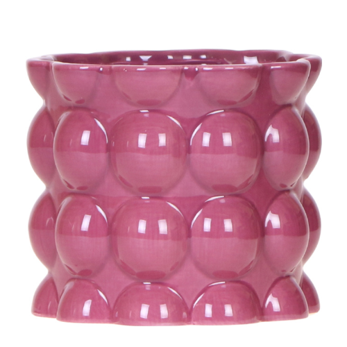 Kolibri Home | Cotton Shine Übertopf - Purple - Ø12cm