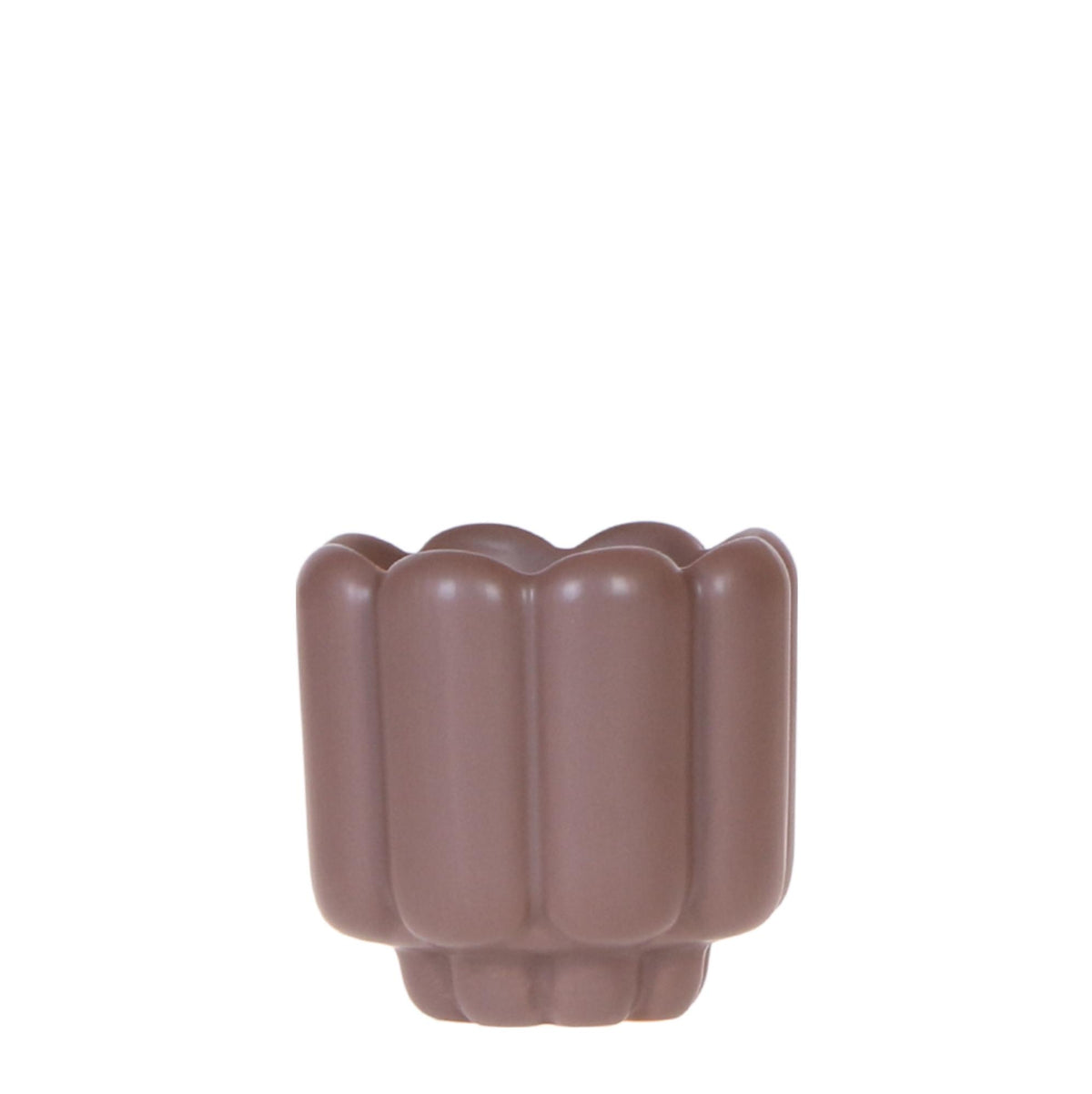 Kolibri Home | Retro-Ziertopf - Brown - Ø6cm