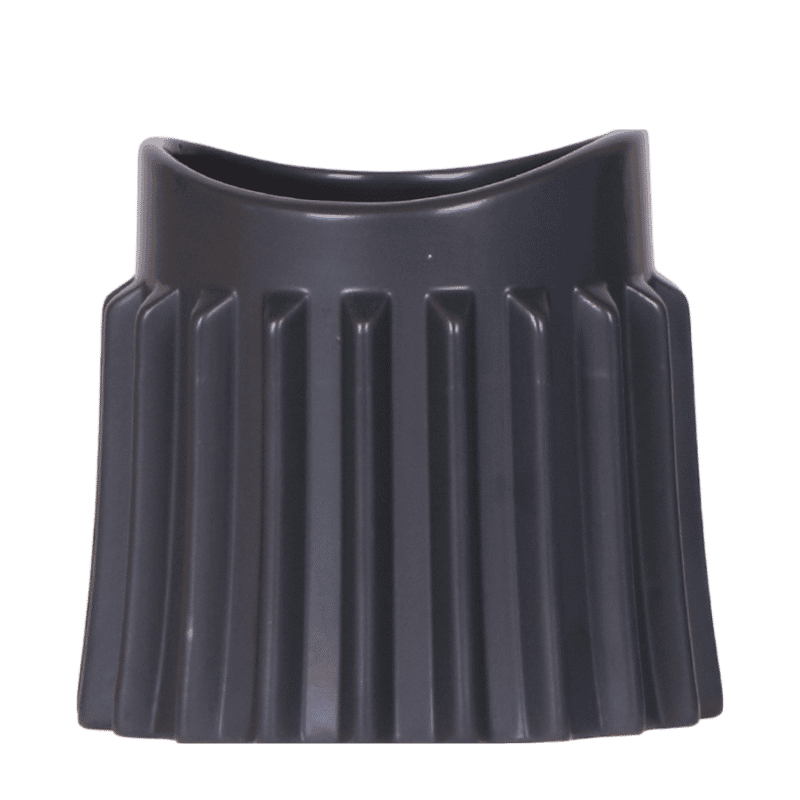 Kolibri Home | Raw-Übertopf Ø9cm - Zwart