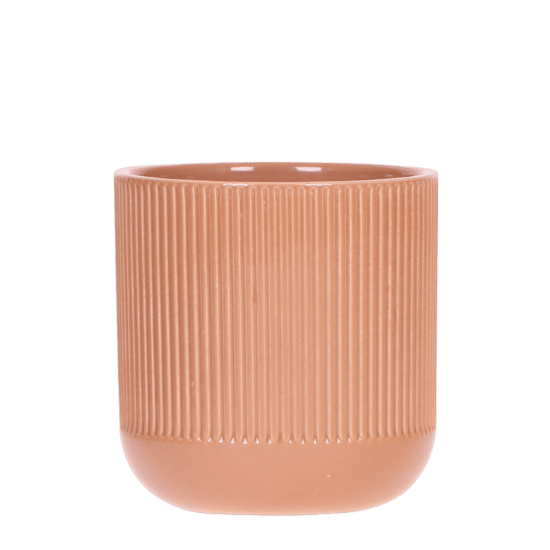 Kolibri Home | Flare Übertopf - Cognac - Ø9cm