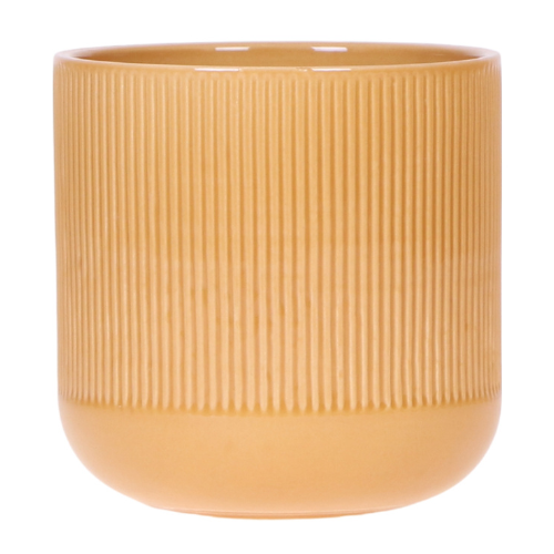 Kolibri Home | Flare Dekotopf - Ocher - Ø12cm