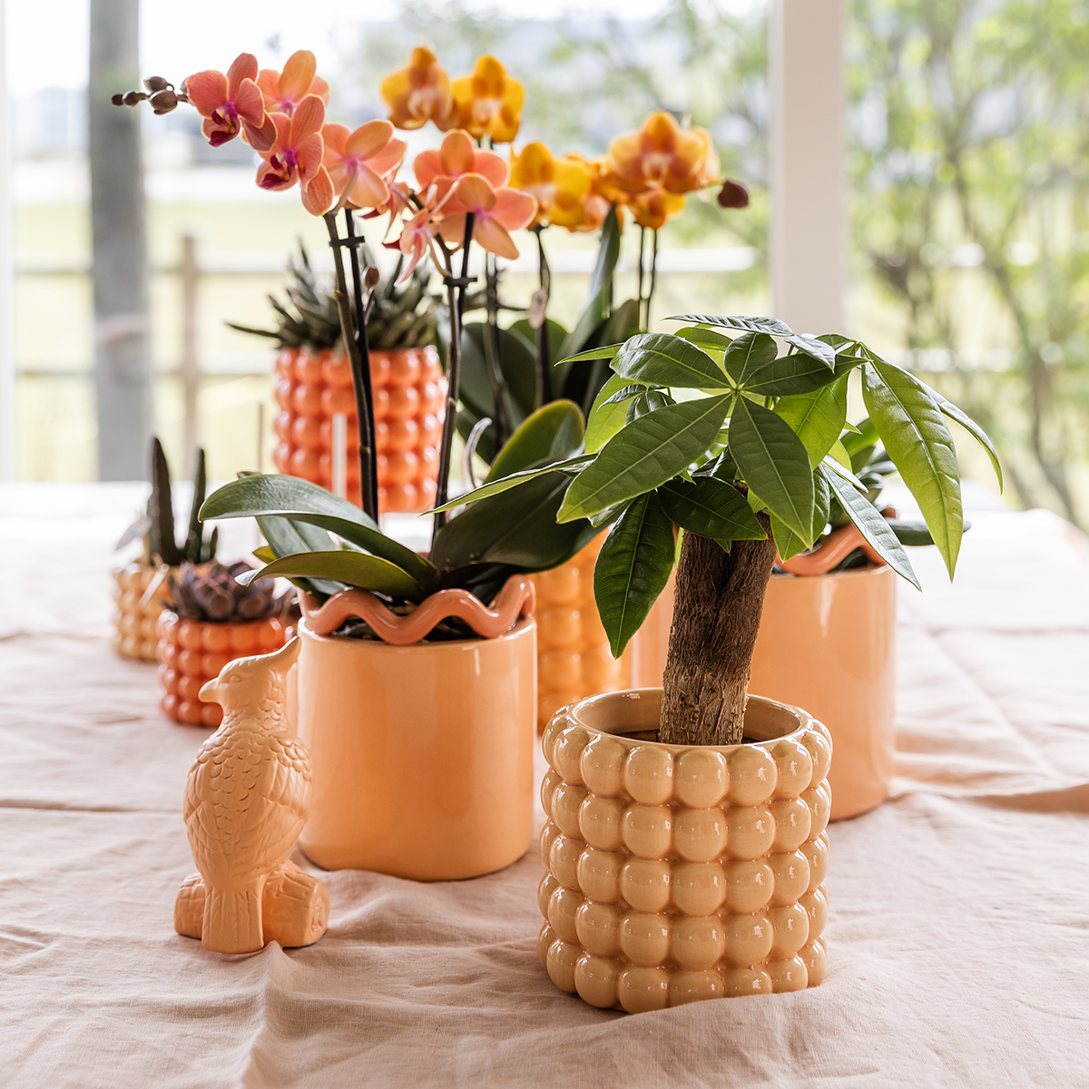 Kolibri Home | Poppy Ziertopf - Peach - Ø9cm