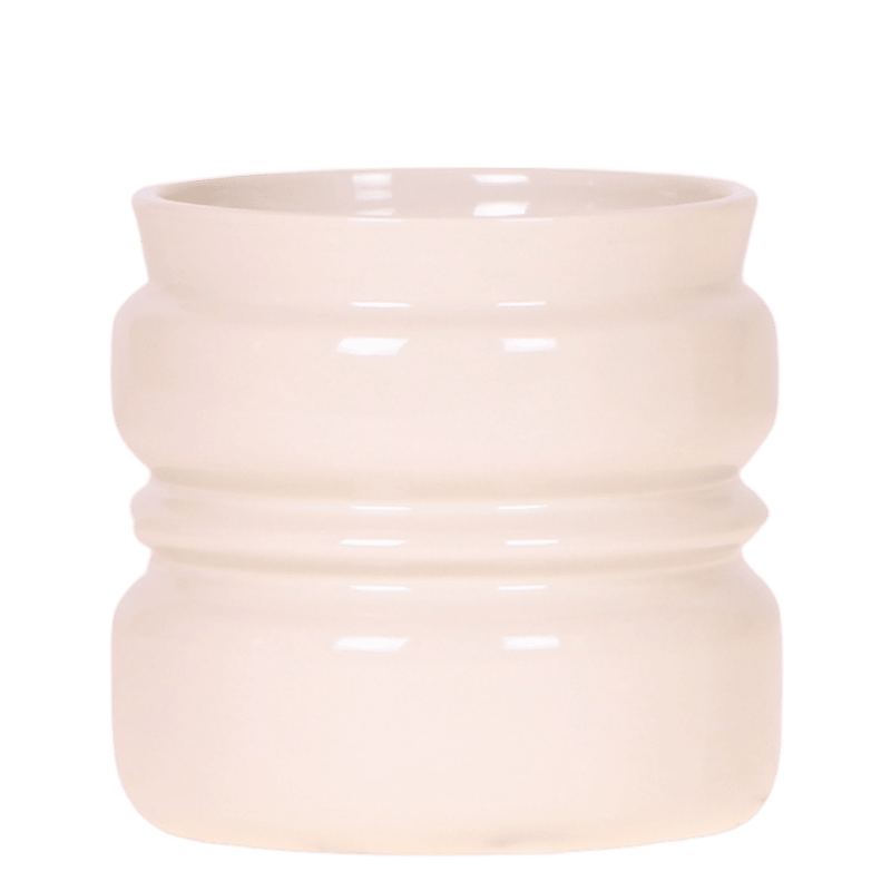 Kolibri Home | Noma Übertopf - Wit - Ø9cm