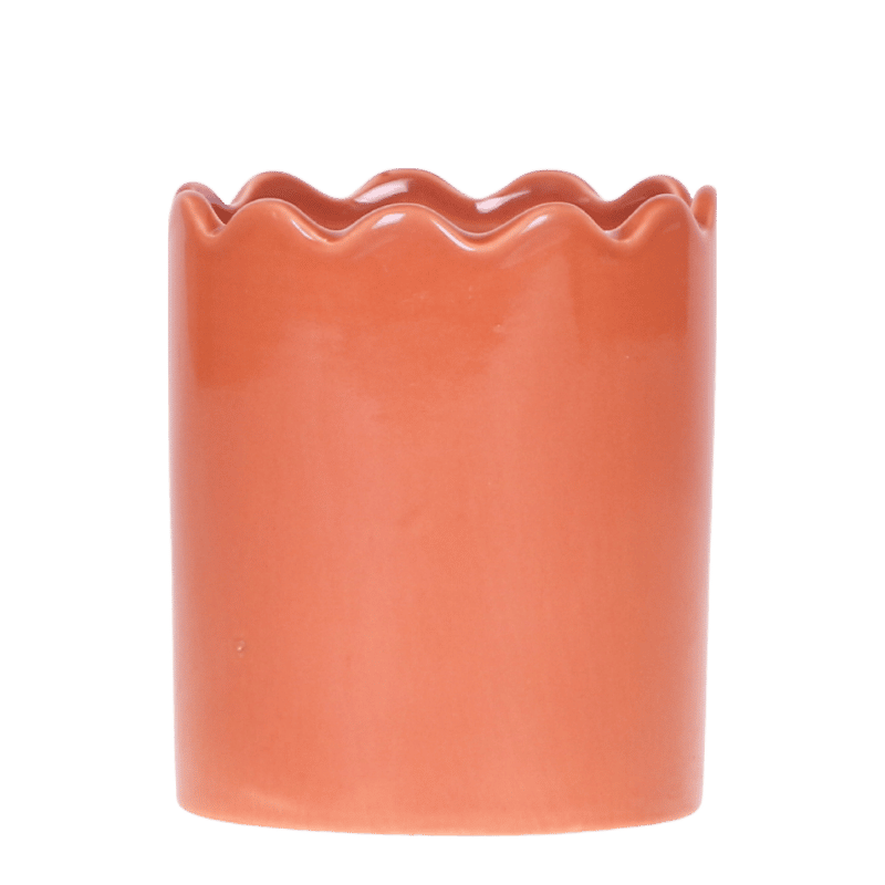 Kolibri Home | Curve Übertopf - Terracotta - Ø9cm