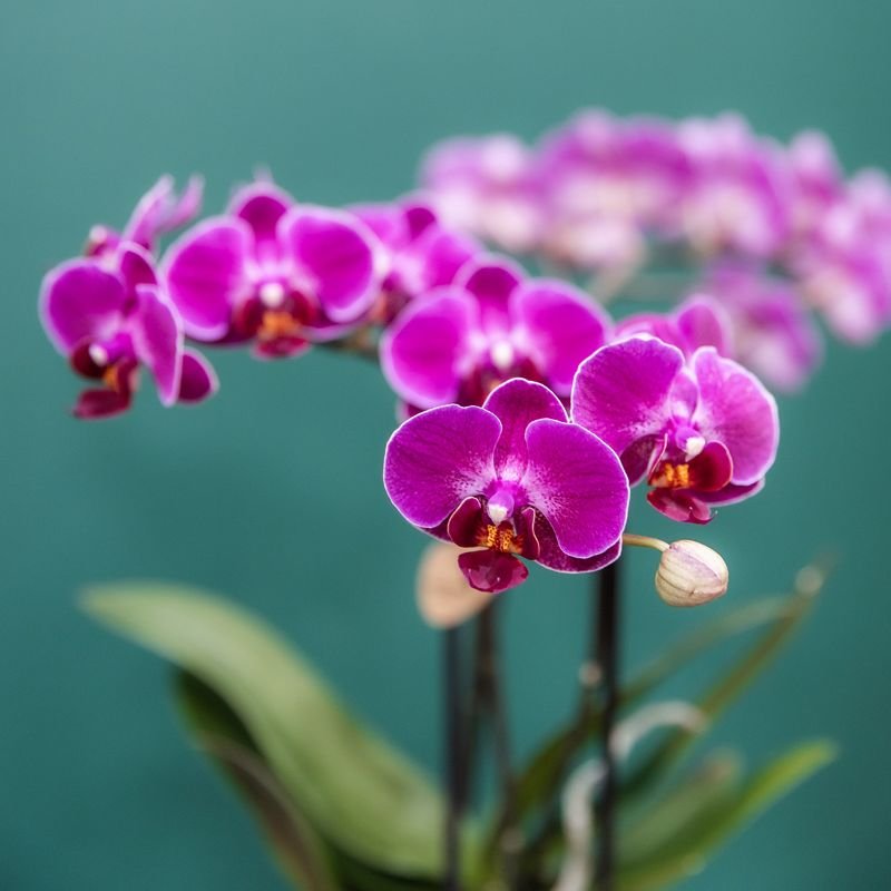 Kolibri Orchids | Violettes Jungle Bouquet Mineral Morelia in Oyster Dish